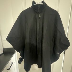BEMIDJI Woolen Mills VTG Black poncho